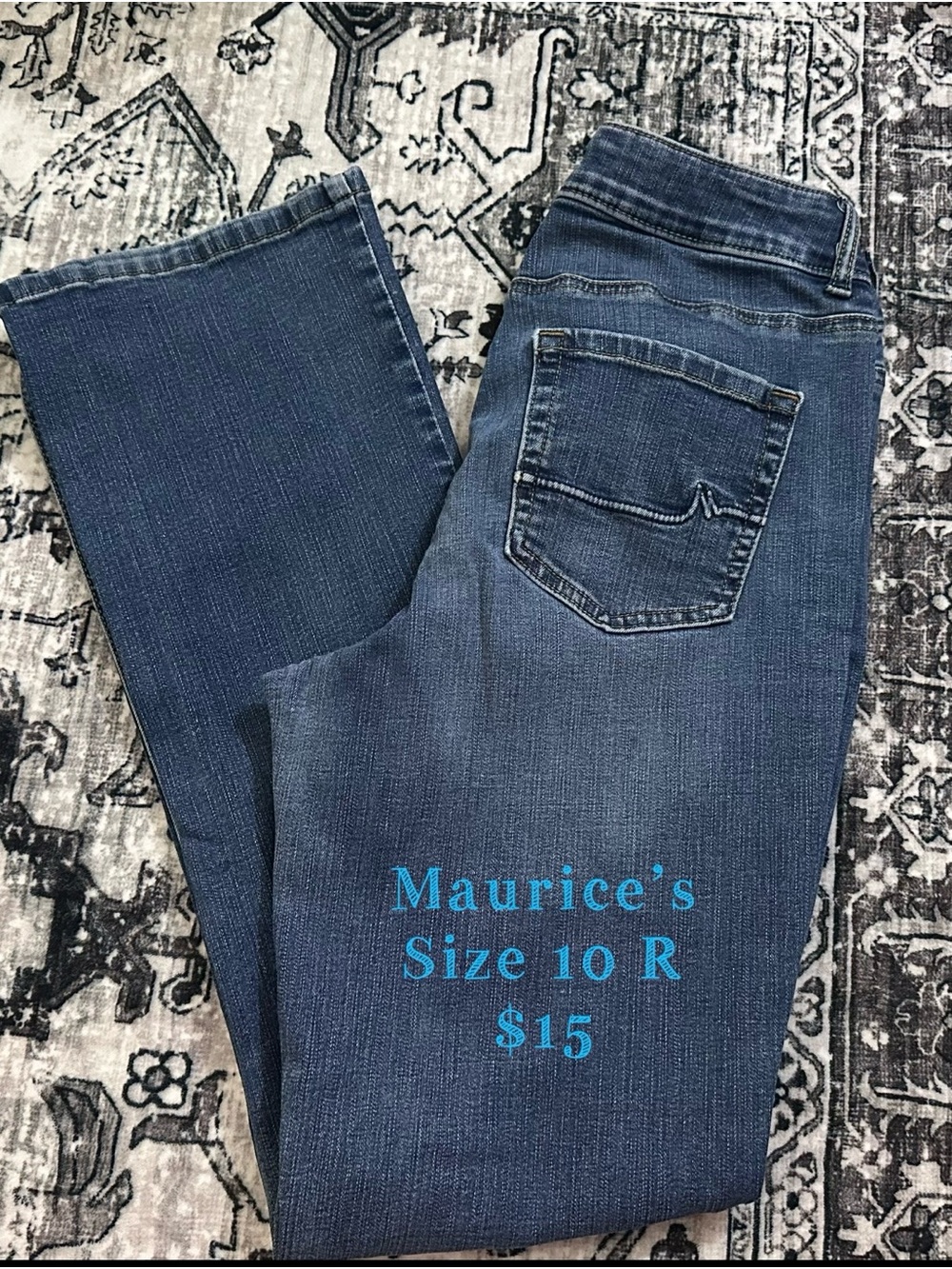 Maurices Dark Blue Bootcut Jeans
